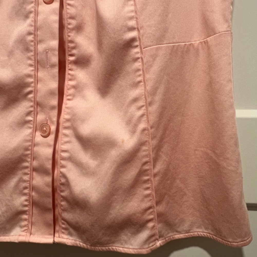 ANTONIO MELANI Pink Fitted Sleeveless Blouse - Picture 2 of 3